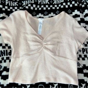 Forever 21 Beige crop top.